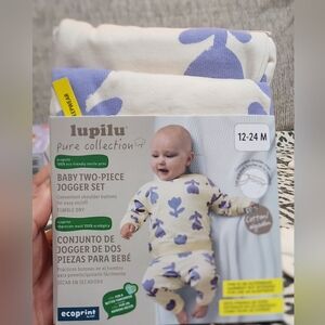 Lupilu Baby Two-Piece Jogger Set 100% Cotton New